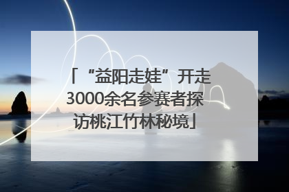 “益阳走娃”开走 3000余名参赛者探访桃江竹林秘境
