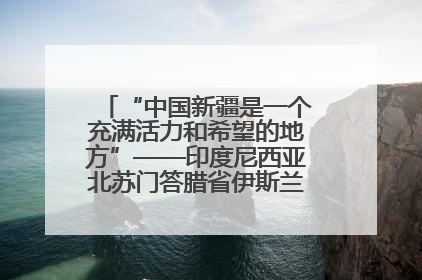 “中国新疆是一个充满活力和希望的地方”——印度尼西亚北苏门答腊省伊斯兰教代表团参访新疆