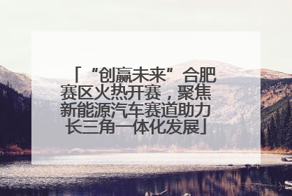 “创赢未来”合肥赛区火热开赛，聚焦新能源汽车赛道助力长三角一体化发展