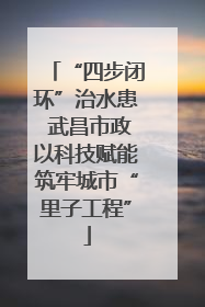 “四步闭环”治水患 武昌市政以科技赋能筑牢城市“里子工程”