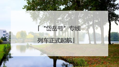 “岱岳号”专线列车正式起航