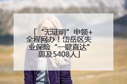 “无证明”申领+全程网办！岱岳区失业保险“一键直达”惠及5408人