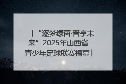 “逐梦绿茵·晋享未来”2025年山西省青少年足球联赛揭幕