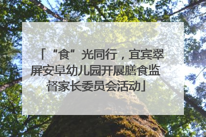 “食”光同行，宜宾翠屏安阜幼儿园开展膳食监督家长委员会活动