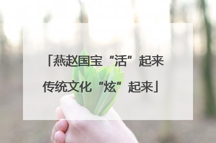 燕赵国宝“活”起来 传统文化“炫”起来