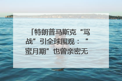 特朗普马斯克“骂战”引全球围观：“蜜月期”也曾亲密无间｜国际观察