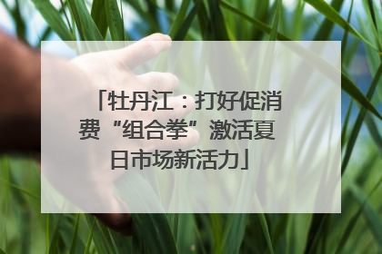 牡丹江：打好促消费“组合拳”激活夏日市场新活力