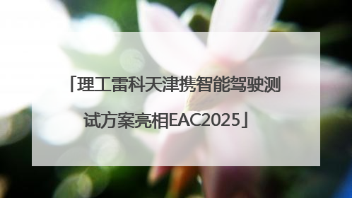 理工雷科天津携智能驾驶测试方案亮相EAC2025