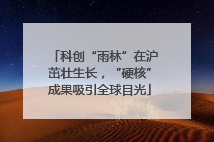 科创“雨林”在沪茁壮生长，“硬核”成果吸引全球目光