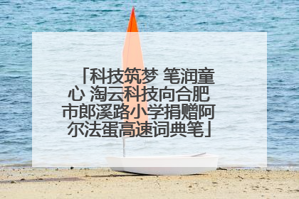 科技筑梦 笔润童心 淘云科技向合肥市郎溪路小学捐赠阿尔法蛋高速词典笔