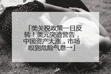 美关税政策一日反转！美元突遭警告，中国资产大涨，市场嗅到危险气息→