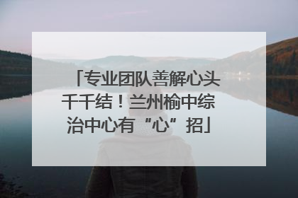 专业团队善解心头千千结！兰州榆中综治中心有“心”招