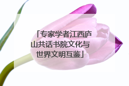 专家学者江西庐山共话书院文化与世界文明互鉴