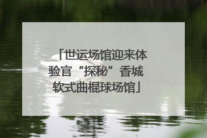 世运场馆迎来体验官“探秘”香城软式曲棍球场馆