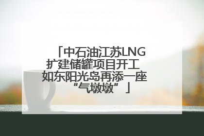 中石油江苏LNG扩建储罐项目开工 如东阳光岛再添一座“气墩墩”