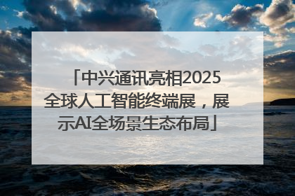 中兴通讯亮相2025全球人工智能终端展，展示AI全场景生态布局