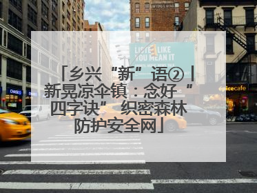 乡兴“新”语②丨新晃凉伞镇：念好“四字诀” 织密森林防护安全网