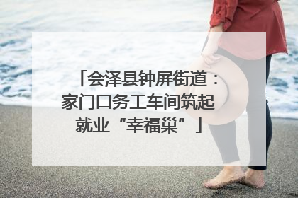 会泽县钟屏街道：家门口务工车间筑起就业“幸福巢”