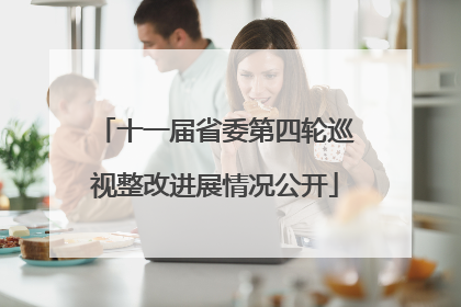 十一届省委第四轮巡视整改进展情况公开