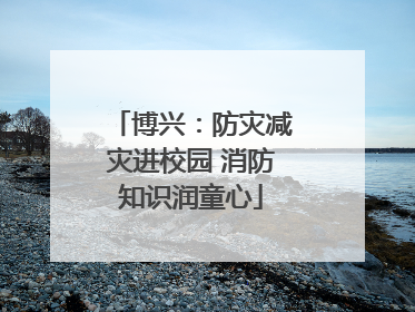 博兴：防灾减灾进校园 消防知识润童心