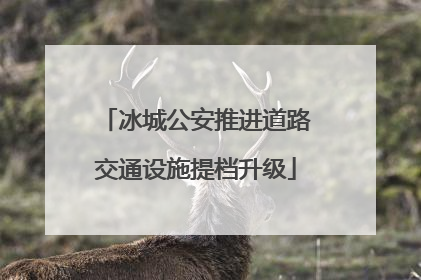 冰城公安推进道路交通设施提档升级
