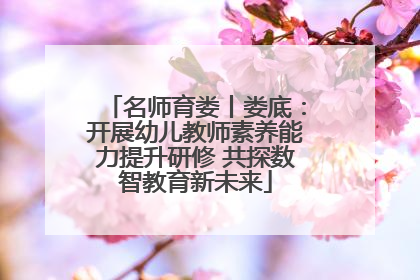 名师育娄丨娄底：开展幼儿教师素养能力提升研修 共探数智教育新未来