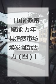 国补政策赋能 万年县消费市场焕发强劲活力（图）