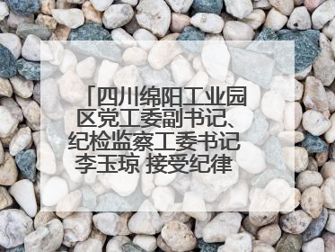 四川绵阳工业园区党工委副书记、纪检监察工委书记李玉琼 接受纪律审查和监察调查