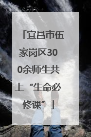 宜昌市伍家岗区300余师生共上“生命必修课”