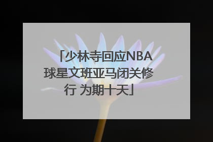 少林寺回应NBA球星文班亚马闭关修行 为期十天