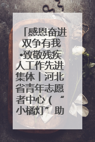 感恩奋进 双争有我•致敬残疾人工作先进集体丨河北省青年志愿者中心（“小橘灯”助残接力计划实施团队）：用温暖陪伴，守护特殊孩子成长