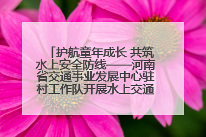 护航童年成长 共筑水上安全防线——河南省交通事业发展中心驻村工作队开展水上交通安全知识进校园活动