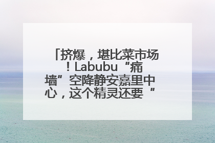 挤爆，堪比菜市场！Labubu“痛墙”空降静安嘉里中心，这个精灵还要“突袭”便利店？