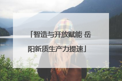 智造与开放赋能 岳阳新质生产力提速