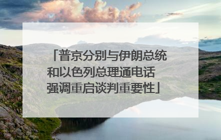 普京分别与伊朗总统和以色列总理通电话 强调重启谈判重要性