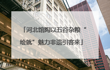 河北馆陶以五谷杂粮“绘就”魅力非遗引客来