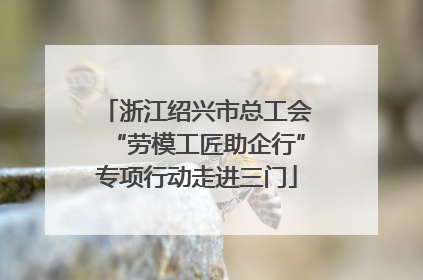 浙江绍兴市总工会“劳模工匠助企行”专项行动走进三门