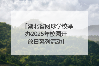 湖北省网球学校举办2025年校园开放日系列活动
