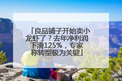 良品铺子开始卖小龙虾了？去年净利润下滑125%，专家称转型极为关键