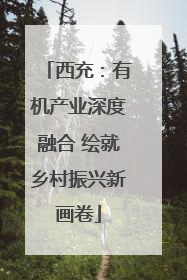 西充：有机产业深度融合 绘就乡村振兴新画卷