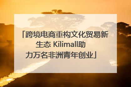 跨境电商重构文化贸易新生态 Kilimall助力万名非洲青年创业