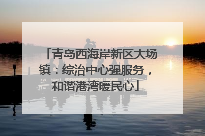 青岛西海岸新区大场镇：综治中心强服务，和谐港湾暖民心