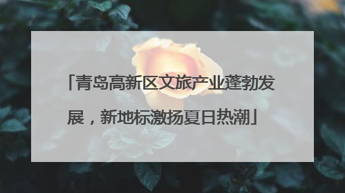 青岛高新区文旅产业蓬勃发展，新地标激扬夏日热潮