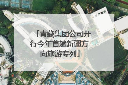 青藏集团公司开行今年首趟新疆方向旅游专列