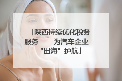 陕西持续优化税务服务——为汽车企业“出海”护航