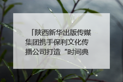 陕西新华出版传媒集团携手保利文化传播公司打造“时间典藏”数字艺术馆