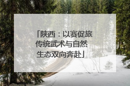 陕西：以赛促旅 传统武术与自然生态双向奔赴