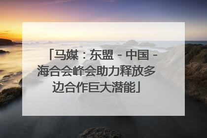马媒：东盟－中国－海合会峰会助力释放多边合作巨大潜能