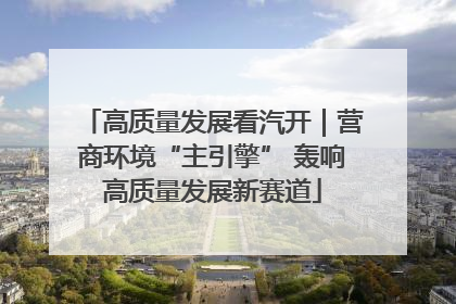 高质量发展看汽开｜营商环境“主引擎” 轰响高质量发展新赛道