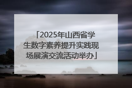 2025年山西省学生数字素养提升实践现场展演交流活动举办